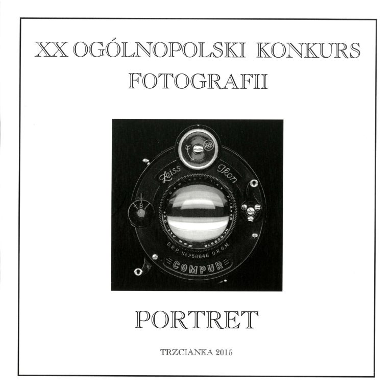 Okładka katalogu XX Ogólnopolskiego Konkursu Fotografii „Portret” z 2015 roku.