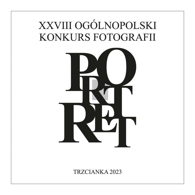 Okładka katalogu XXVIII Ogólnopolskiego Konkursu Fotografii „Portret” z 2023 roku.